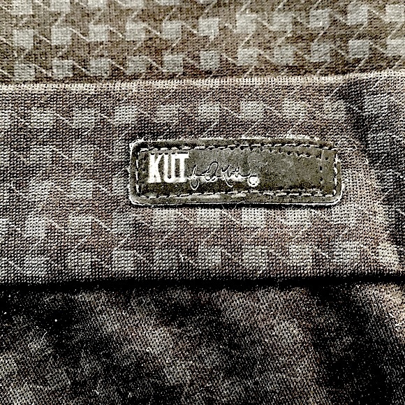 Kut from the Kloth Black & Gray Check Ponte Pant - Picture 8 of 9